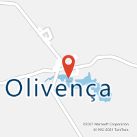 Mapa com localização da Agência AC OLIVENCA