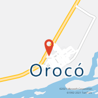 Mapa com localização da Agência AC OROCO