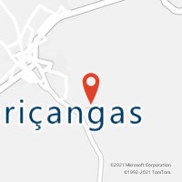 Mapa com localização da Agência AC OURICANGAS