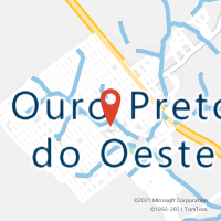Mapa com localização da Agência AC OURO PRETO DO OESTE