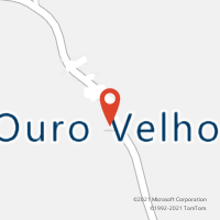 Mapa com localização da Agência AC OURO VELHO