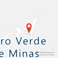 Mapa com localização da Agência AC OURO VERDE DE MINAS