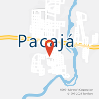 Mapa com localização da Agência AC PACAJA