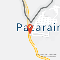 Mapa com localização da Agência AC PACARAIMA