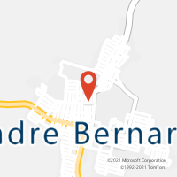 Mapa com localização da Agência AC PADRE BERNARDO