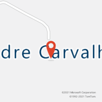 Mapa com localização da Agência AC PADRE CARVALHO