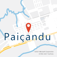 Mapa com localização da Agência AC PAICANDU