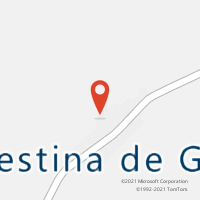 Mapa com localização da Agência AC PALESTINA DE GOIAS