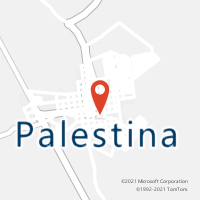 Mapa com localização da Agência AC PALESTINA