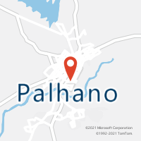 Mapa com localização da Agência AC PALHANO