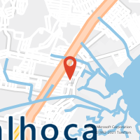 Mapa com localização da Agência AC PALHOCA