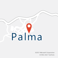 Mapa com localização da Agência AC PALMA