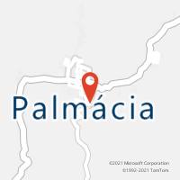 Mapa com localização da Agência AC PALMACIA