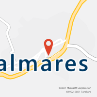 Mapa com localização da Agência AC PALMARES