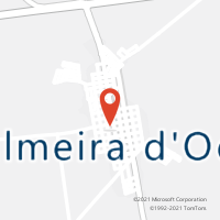 Mapa com localização da Agência AC PALMEIRA DOESTE