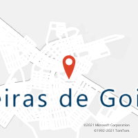 Mapa com localização da Agência AC PALMEIRAS DE GOIAS