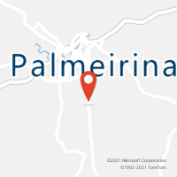 Mapa com localização da Agência AC PALMEIRINA