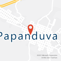 Mapa com localização da Agência AC PAPANDUVA