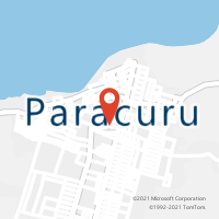 Mapa com localização da Agência AC PARACURU