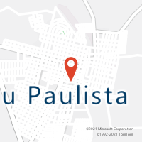Mapa com localização da Agência AC PARAGUACU PAULISTA
