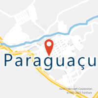 Mapa com localização da Agência AC PARAGUACU