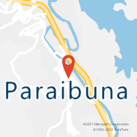 Mapa com localização da Agência AC PARAIBUNA