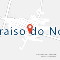 Mapa com localização da Agência AC PARAISO DO NORTE