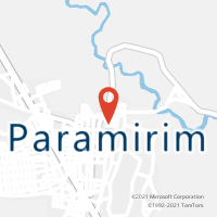 Mapa com localização da Agência AC PARAMIRIM