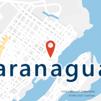 Mapa com localização da Agência AC PARANAGUA