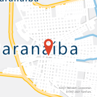 Mapa com localização da Agência AC PARANAIBA