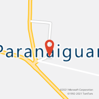 Mapa com localização da Agência AC PARANAIGUARA