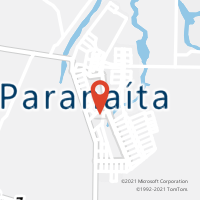 Mapa com localização da Agência AC PARANAITA