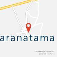 Mapa com localização da Agência AC PARANATAMA