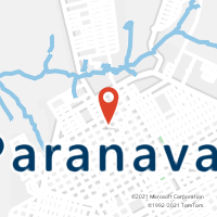 Mapa com localização da Agência AC PARANAVAI
