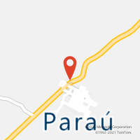 Mapa com localização da Agência AC PARAU