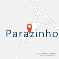Mapa com localização da Agência AC PARAZINHO
