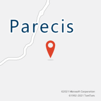 Mapa com localização da Agência AC PARECIS