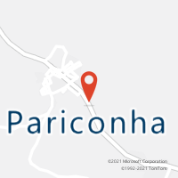 Mapa com localização da Agência AC PARICONHA
