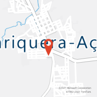 Mapa com localização da Agência AC PARIQUERA ACU