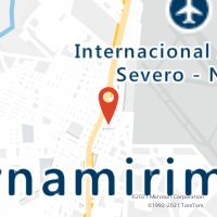 Mapa com localização da Agência AC PARNAMIRIM