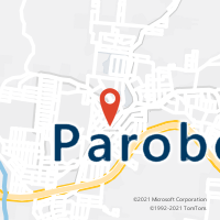 Mapa com localização da Agência AC PAROBE