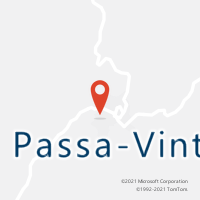 Mapa com localização da Agência AC PASSA VINTE