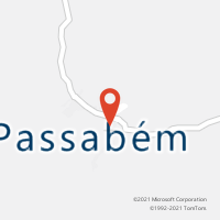 Mapa com localização da Agência AC PASSABEM