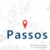 Mapa com localização da Agência AC PASSOS