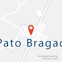 Mapa com localização da Agência AC PATO BRAGADO