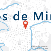 Mapa com localização da Agência AC PATOS DE MINAS