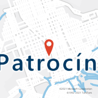 Mapa com localização da Agência AC PATROCINIO
