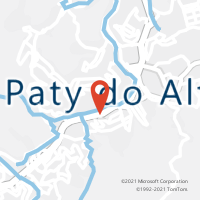 Mapa com localização da Agência AC PATY DO ALFERES