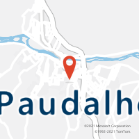 Mapa com localização da Agência AC PAUDALHO