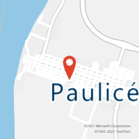 Mapa com localização da Agência AC PAULICEIA